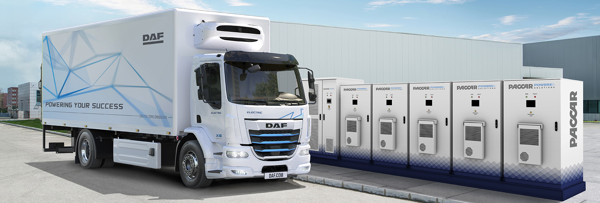 DAF-XB-Electric-truck-and-charger